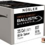 NOSLER BULLETS 25 CAL .257 - 115GR BALLISTIC SILVER TIP 50C