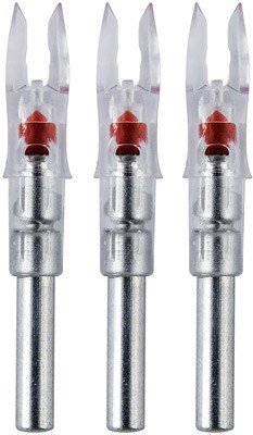 NOCKTURNAL LIGHTED NOCK - S-SERIES RED 3/PACK