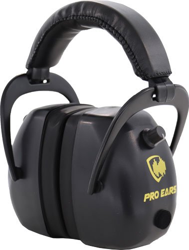 PRO EARS GOLD II 30 EAR MUFF - ELECTRONIC W/PADDED BASE BLK