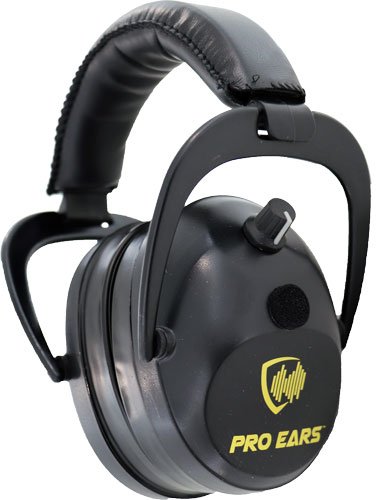 PRO EARS GOLD II 26 EAR MUFF - ELECTRONIC W/PADDED BASE BLK