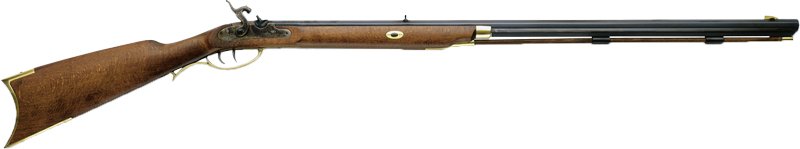 TRADITIONS CROCKETT RIFLE 32 - CAL 32" PERCUSSION BLUED/HRDWD