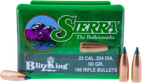S1450_1.jpg SIERRA BULLETS .22 CAL .224 - 50GR BLITZKING 100CT
