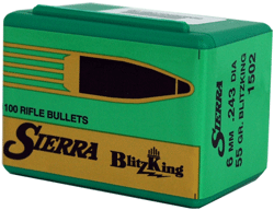 S1502.gif SIERRA BULLETS 6MM .243 - 55GR BLITZKING 100CT