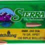 S1505_2.jpg SIERRA BULLETS 6MM .243 - 70GR HP-BT MATCH 100CT