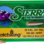 SIERRA BULLETS .25CAL .257 - 100GR HP-BT MATCH 100CT