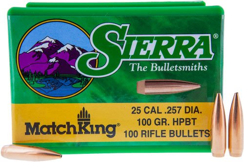 S1628_2.jpg SIERRA BULLETS .25CAL .257 - 100GR HP-BT MATCH 100CT