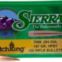 SIERRA BULLETS 7MM .284 - 197GR HP-BT MATCH 100CT