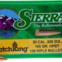 SIERRA BULLETS .30 CAL .308 - 155GR HP-BT MATCH 100CT
