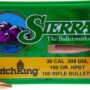 SIERRA BULLETS .30 CAL .308 - 190GR HP-BT MATCH 100CT