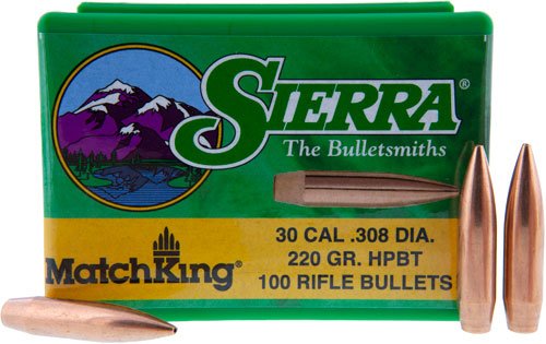 S2240_2.jpg SIERRA BULLETS .30 CAL .308 - 220GR HP-BT MATCH 100CT