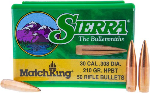 S9240T_1.jpg SIERRA BULLETS .30 CAL .308 - 210GR HPBT MATCH 50CT