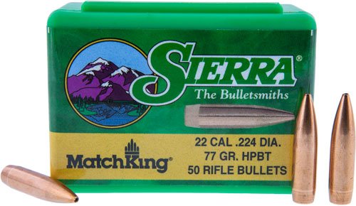 S9377T_1.jpg SIERRA BULLETS .22 CAL .224 - 77GR HPBT 50CT