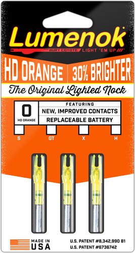 SL3_PKG.jpg LUMENOK LIGHTED NOCK - SIGNATURE SERIES HD ORANGE 3PK
