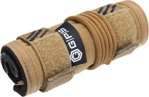 GPS TACTICAL SUPPRESSOR COVER - 22LR 5" TAN