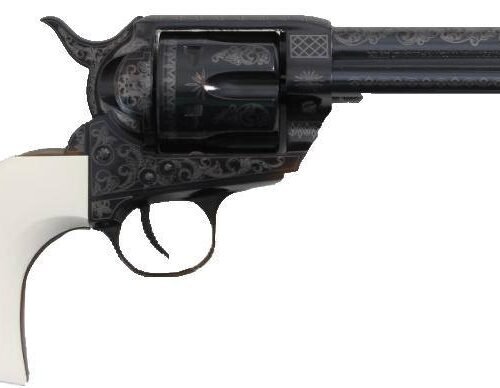 TRADITIONS 1873 SA LIB 45LC BL/WHT 4.75"