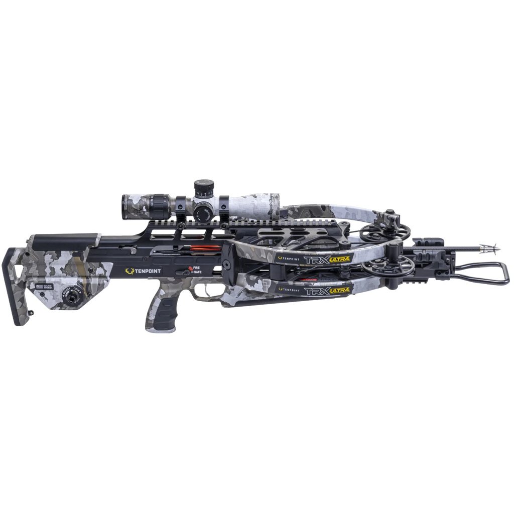 TenPoint TRX Ultra Crossbow Package ACUslide MAXX EVO-X Elite Scope Vektra Camo