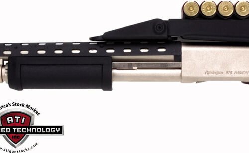 ADV. TECH. STOCK SHOTGUN 12GA. - PUMPS TOP FOLDING BLACK SYN