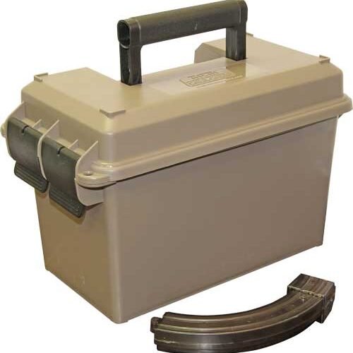 MTM 10/22 EXTENDED MAG CAN - DARK EARTH HOLDS 12 10/22 MAGS