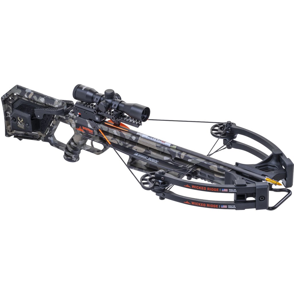 Wicked Ridge Commander 400 Crossbow Package ACUdraw ProView 400 Scope Peak Camo
