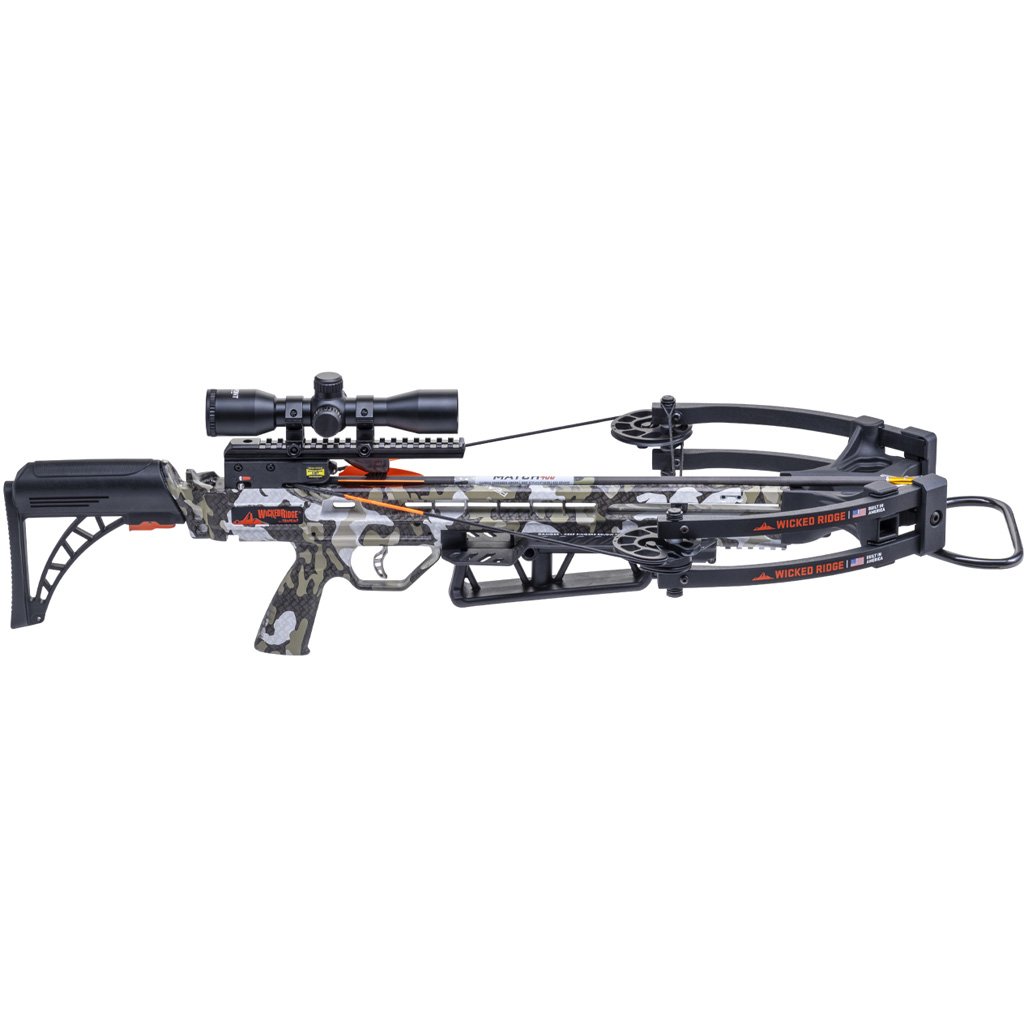 WIC1248_2.jpg Wicked Ridge Warrior 400 Crossbow Package Rope Sled ProView 400 Scope Peak XT Camo