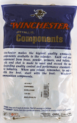 WINCHESTER UNPRIMED CASES 45 - COLT 100 PACK 20PK/CS