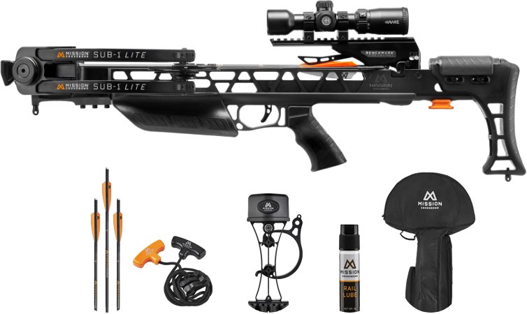 MISSION CROSSBOW SUB-1 LITE - PACKAGE 335FPS BLACK