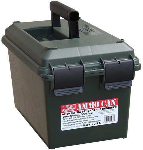 MTM AMMO CAN FOREST GREEN - LOCKABLE