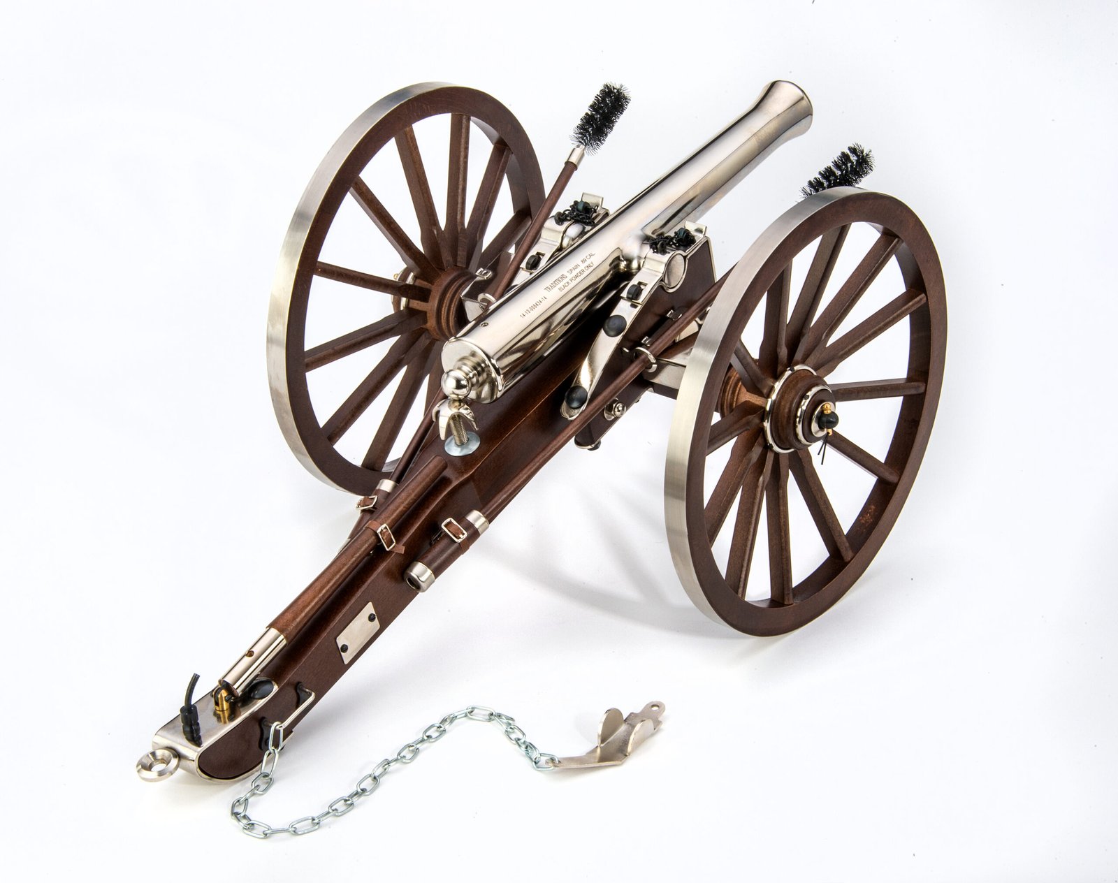 cn800192f19f.jpg TRADITIONS MINI CANON NAPOLEON III NICKEL