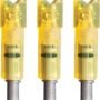 LUMENOK LIGHTED NOCK XBOW HD - ORANGE CRESCENT EASTON 3PK