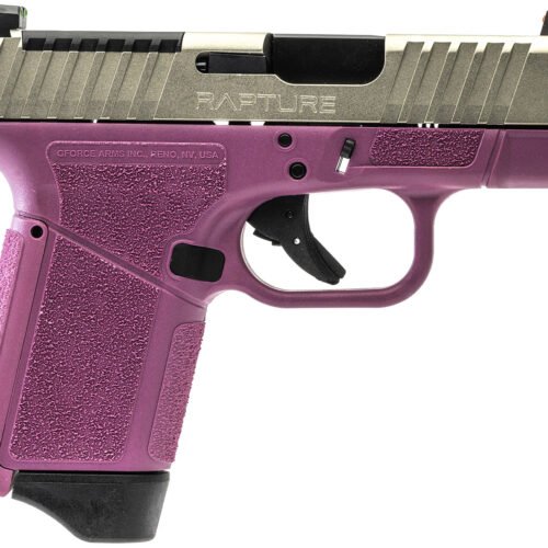 gf932512pin335c GFORCE ARMS GF9 9MM 3.25" PNK/NKL 12+1