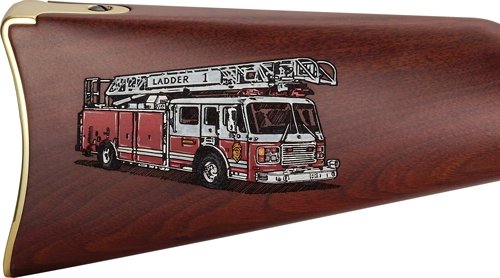 gh004fm_stock.jpg HENRY H4 FIREFIGHTER TRIBUTE - 22S/L/LR 20" OCTAGON ENGRAVED