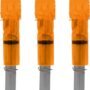 LUMENOK LIGHTED NOCK - GT-SERIES HD ORANGE 3PK
