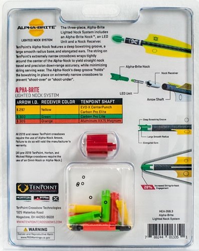 hea3583_pkg-back.jpg TENPOINT LIGHTED XBOW NOCK - ALPHA-BRITE .297" GREEN 3PK
