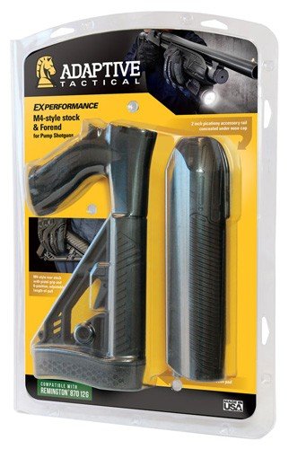 ADAPTIVE TACTICAL FOREARM/STK - KIT REM. 870 12GA BLACK