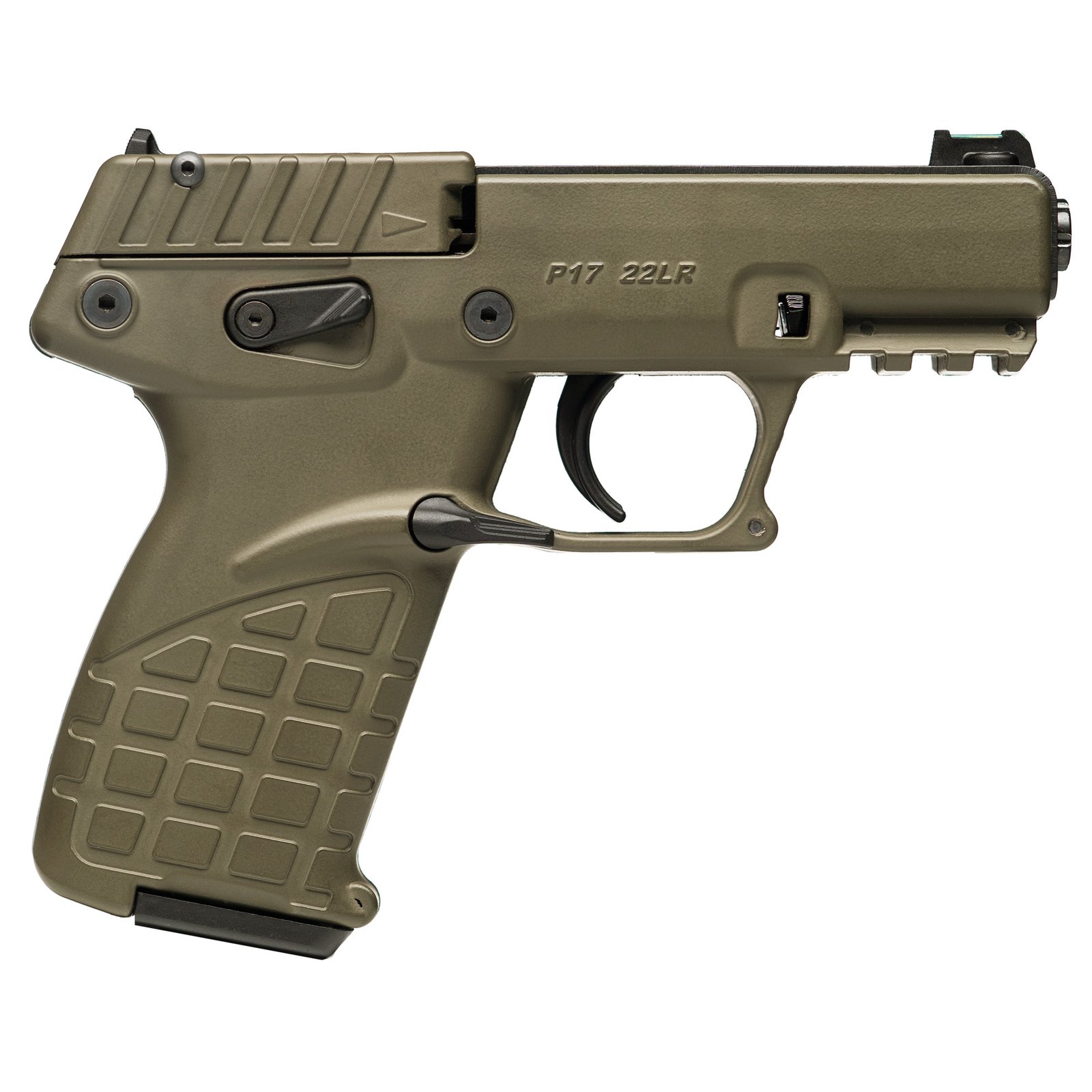 KELTEC P17 22LR 10+1 BLK/GRN TB