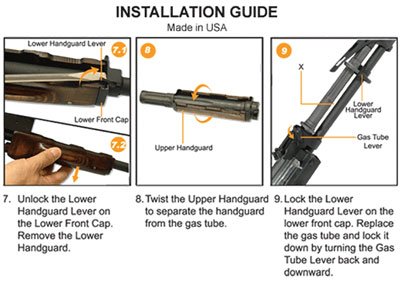 mtu011_install_3.jpg UTG RAIL PICATINNY AK47 - DROP-IN YUGO M70