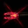 NOCKTURNAL LIGHTED NOCK - UNIVERSAL FIT RED 3/PACK