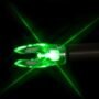 nt305_glowing.jpg NOCKTURNAL LIGHTED NOCK - UNIVERSAL FIT GREEN 3/PACK