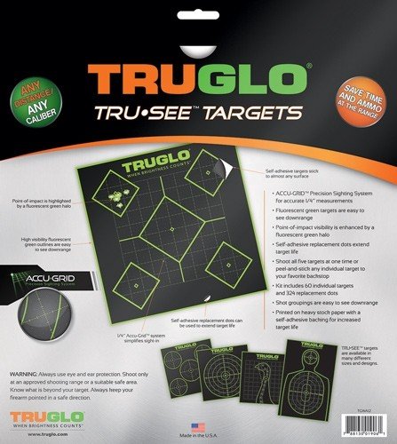 TRUGLO TRU-SEE REACTIVE TARGET - 5 DAIMOND 12-PACK