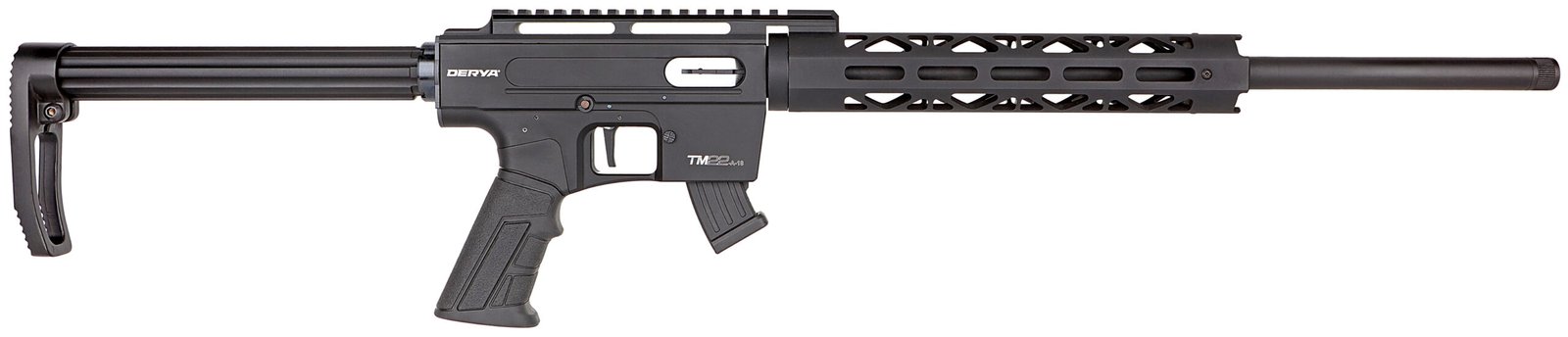 tm22metal209ba6 DERYA ARMS TM22 METAL 22LR BLK 20" 10+1