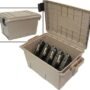 tmcak_display.jpg MTM TACTICAL MAGAZINE CAN - DARK EARTH HOLDS 9 AK-47 MAGS