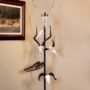 SKULL HOOKER TROPHY TREE W/ 5 - BRACKETS CUSTOMIZABLE DISPLAY
