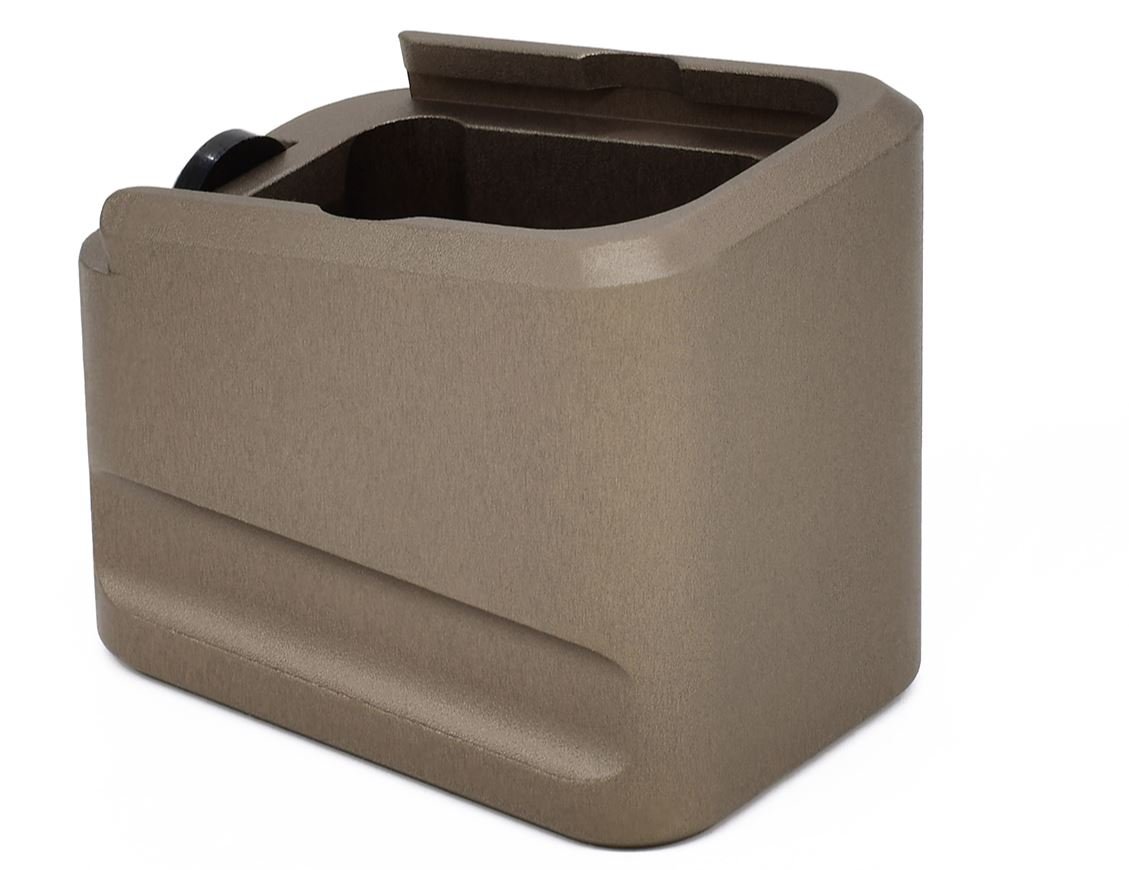 wnmeg1954def6b7.jpg WARNE GLOCK 17/22 MAG EXT +5/+4 FDE