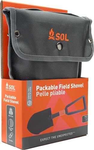 ARB SOL PACKABLE FIELD SHOVEL - W/SAW AND PICK FEATURES 2LB