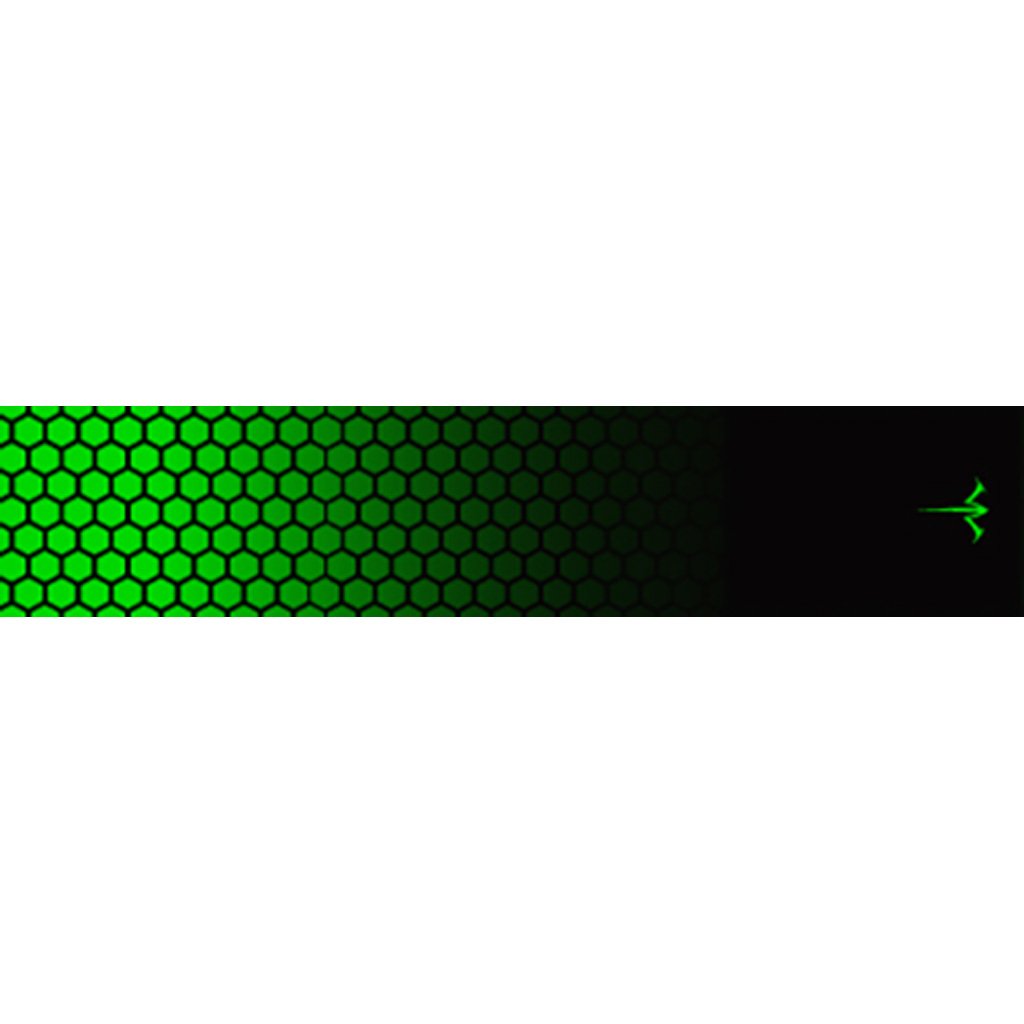 White Water Archery Honeycomb Fade Arrow Wraps Fade Lime Green 5 in. x 1.125 in. 15 pk.