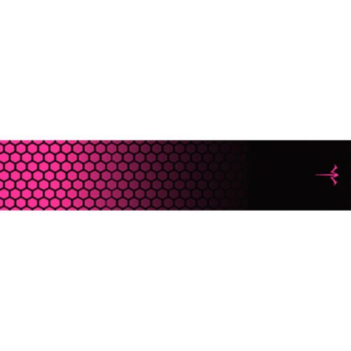 White Water Archery Honeycomb Fade Arrow Wraps Fade Hot Pink 5 in. x 1.125 in. 15 pk.