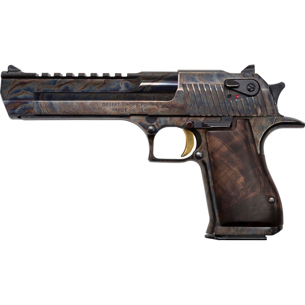 1204121_1 Magnum Research Desert Eagle Mark XIX Pistol 50 AE 6 in. Case Hardered 7 rd.