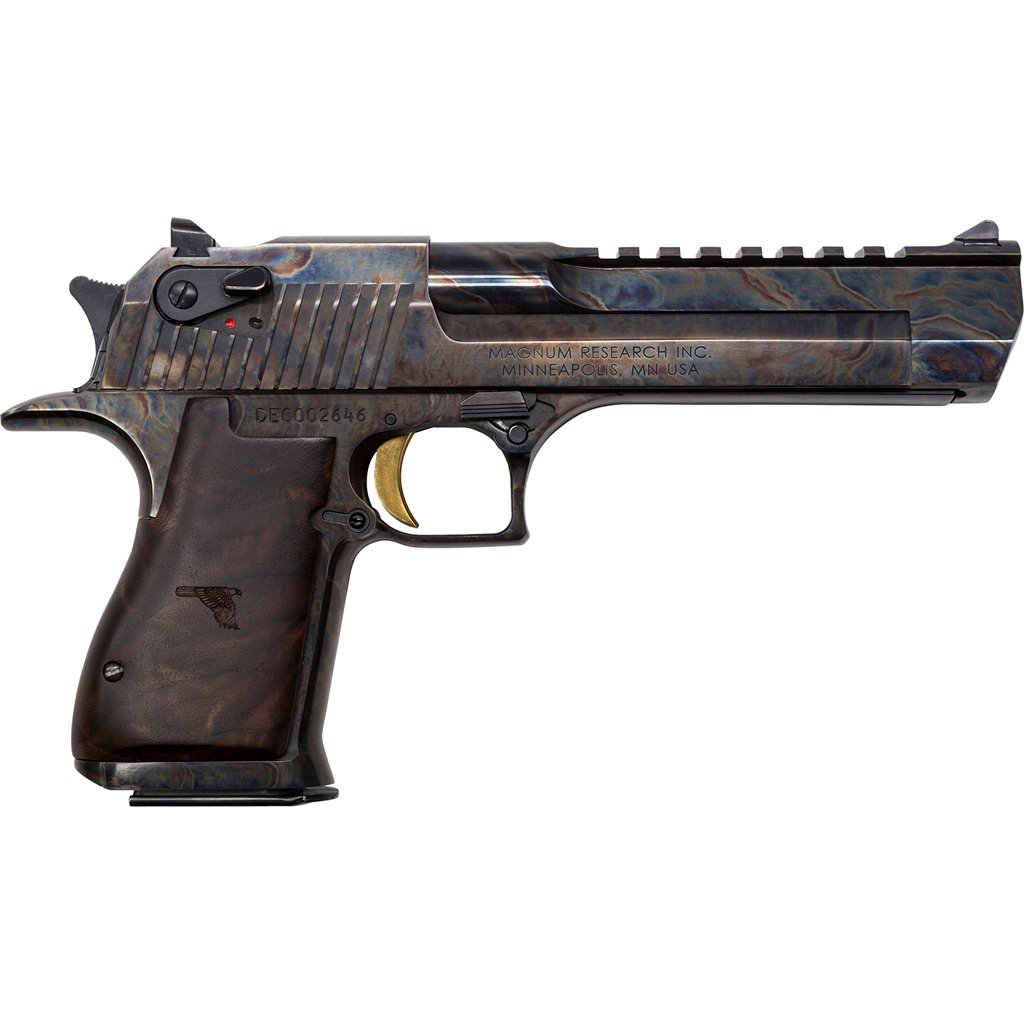 1204121_2 Magnum Research Desert Eagle Mark XIX Pistol 50 AE 6 in. Case Hardered 7 rd.