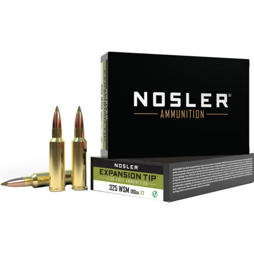 1206220_1 Nosler Expansion Tip Rifle Ammunition 325 WSM. 180 gr. ET SP 20 rd.