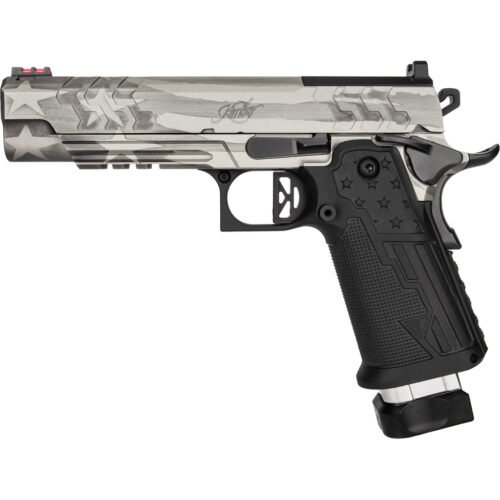 1213697_2 Kimber 2K11 Independence Pistol 45 ACP 5 in. Flag Silver Cerakote/ BLK 13 rd.